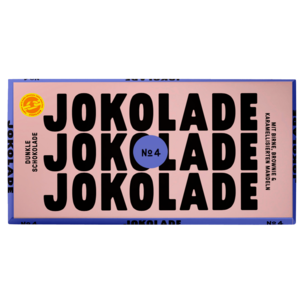 JOKOLADE No4 Dunkle Schokolade Birne, Brownie & Mandeln 150g